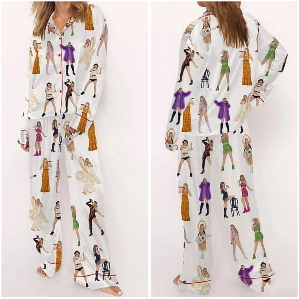TAYLOR SWIFT silky pj set